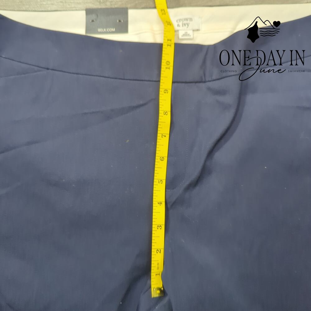 Crown & Ivy Cropped Dress Pants Size 16 - Picture 5 of 8